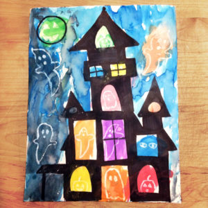 Halloween Haunted House Ghost Hunt Paper Finished House