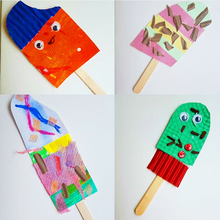 Cardboard Popsicle Craft