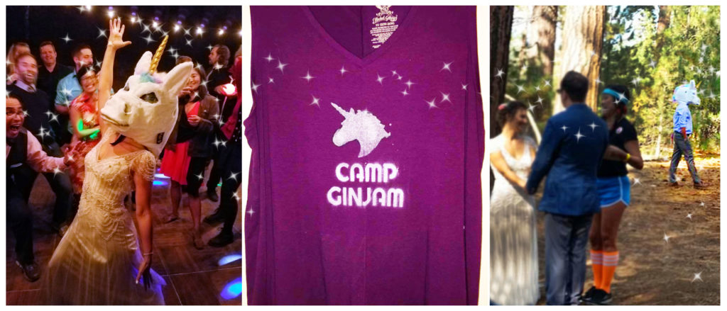 Camp GinJam Unicorn Wedding