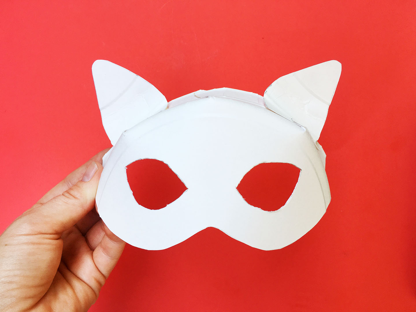 Kids Halloween Costume Finished Unpainted Mask