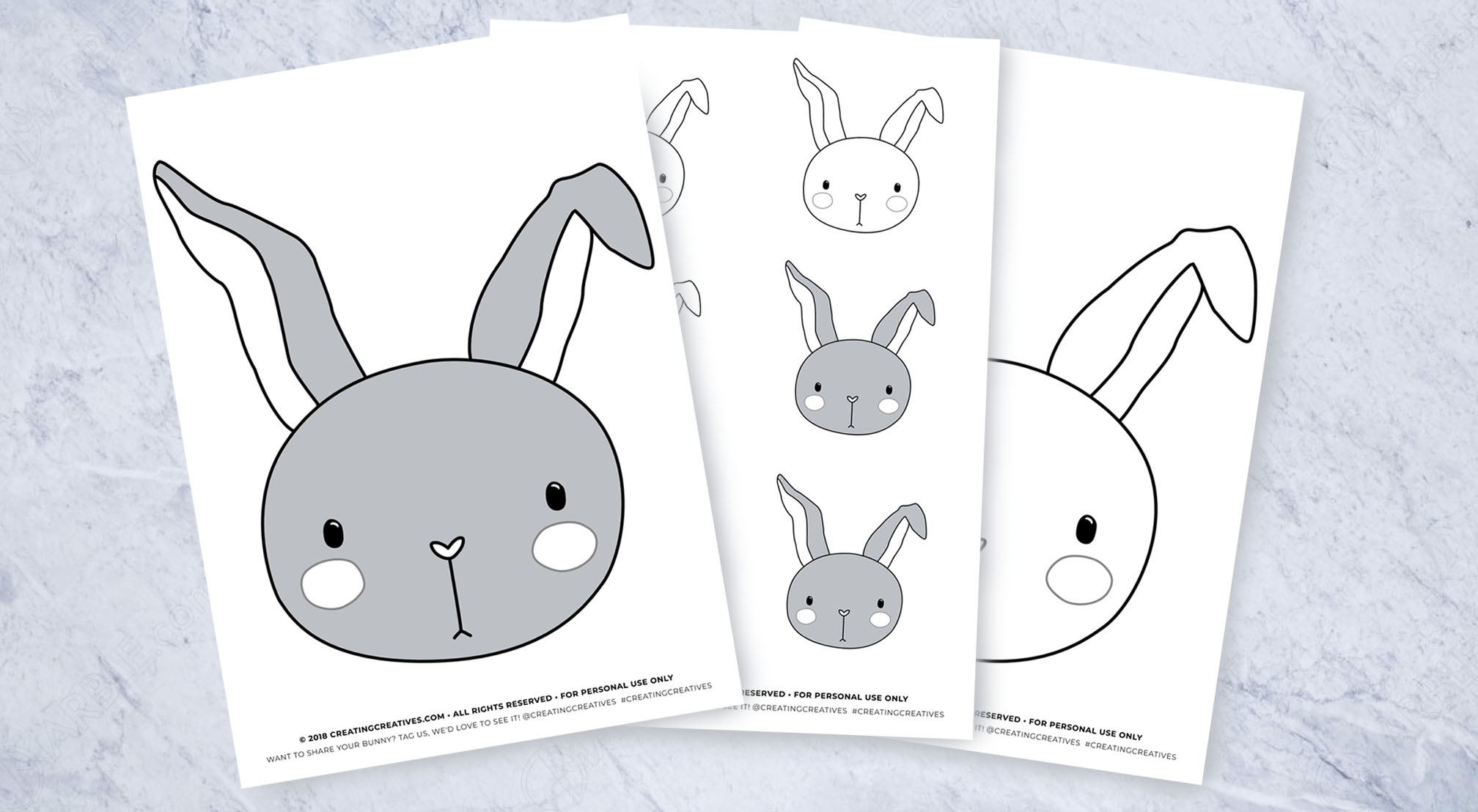 Bunny Printable Free Download