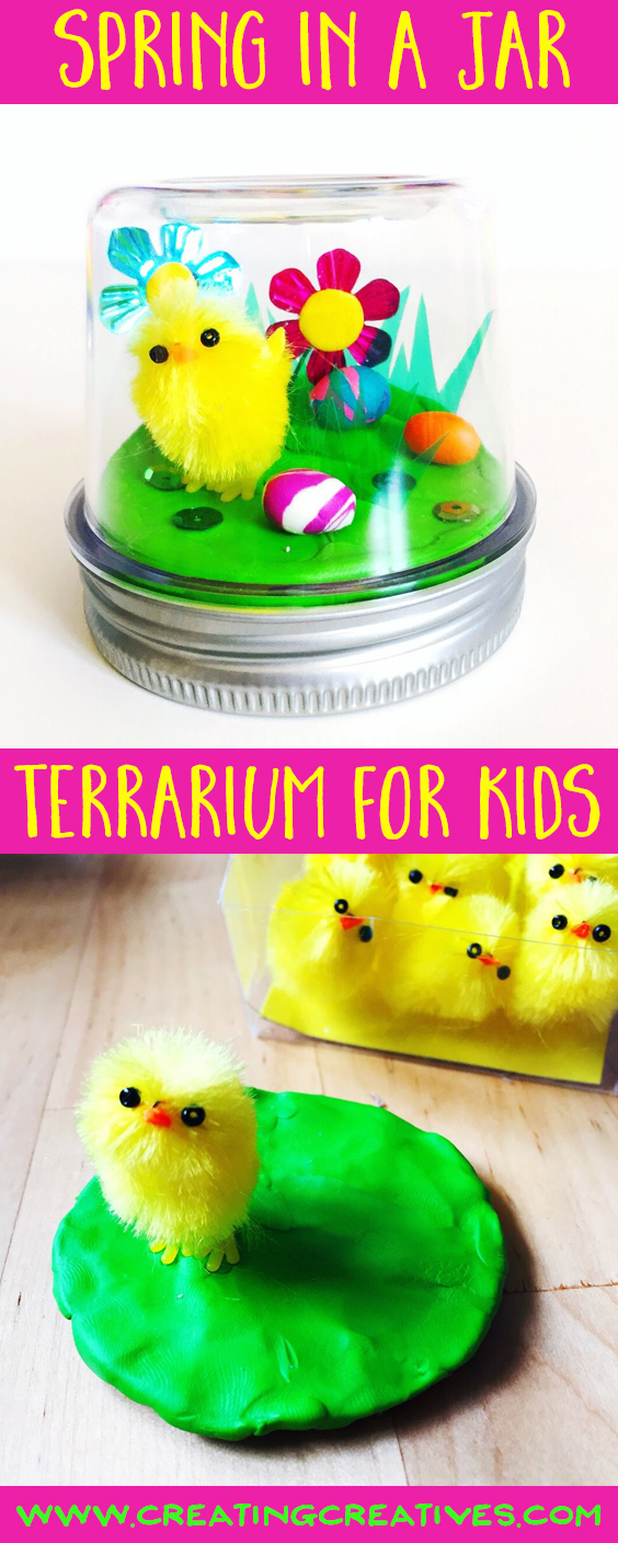 Spring in a Jar | A Terrarium For Kids | Spring Crafts for Kids