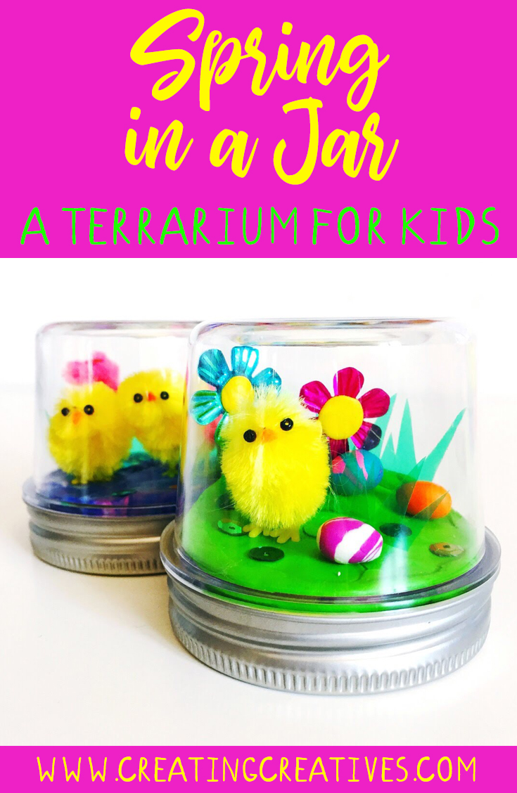 Spring in a Jar | A Terrarium For Kids | Spring Crafts for Kids