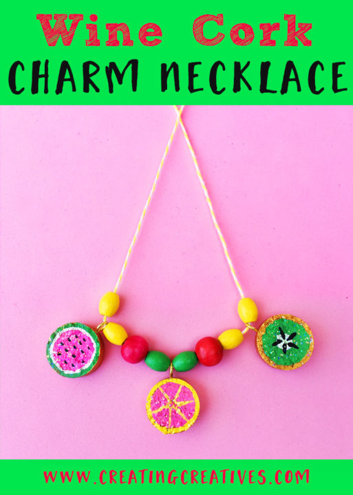 Cork Charm Necklace Creating Creatives