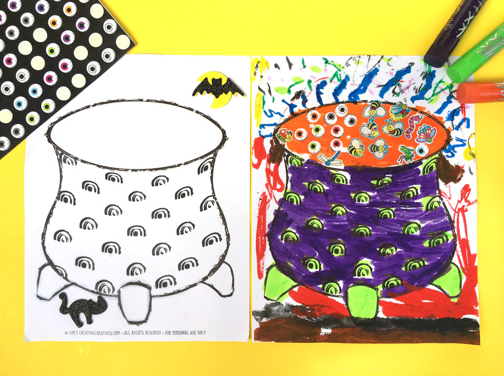 Cauldron Craft with Free Printable Creating Creatives