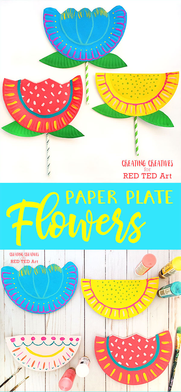 Paper Plate Flowers for Kids | Fun Flowers For Kids | #paperplateflowers #kidsflowercraft #paperplatecraft