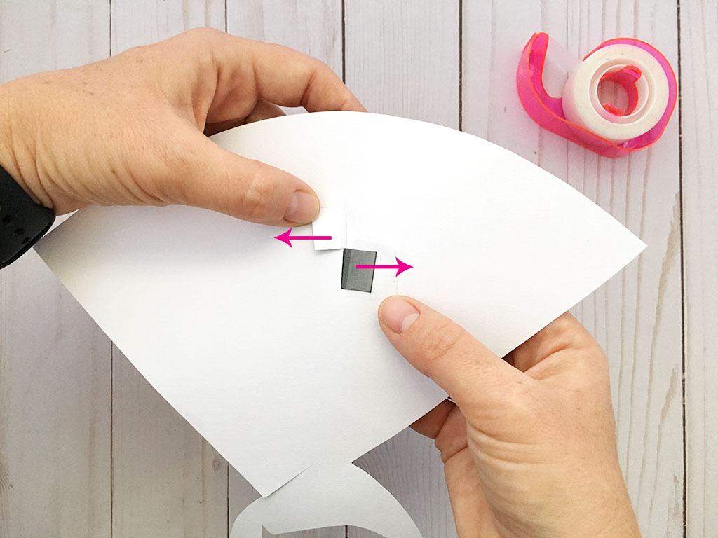Shark Party Printable tape fin