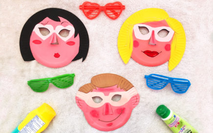 Summer Paper Plate Mask - Sunburn Mask