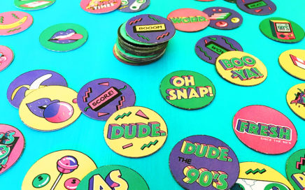 DIY POGs a fun game from the 90s #POGs #90sparty