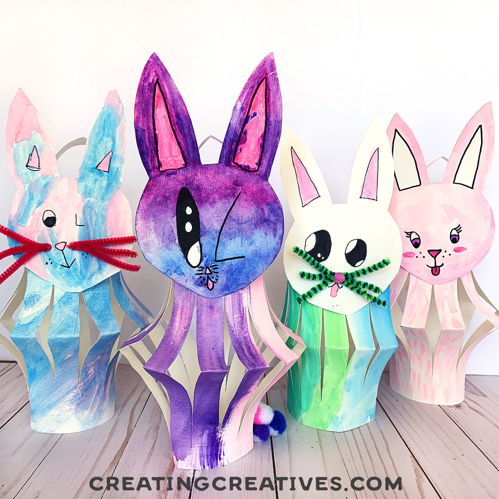 Bunny Paper Lantern Creating Creatives